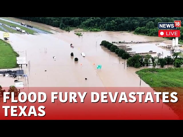 Texas News Live | Texas Town Underwater As Boats Rescue Residents Trapped In Homes | USA News