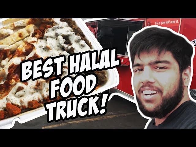 Eating at the Best Halal Food Truck in Columbus!