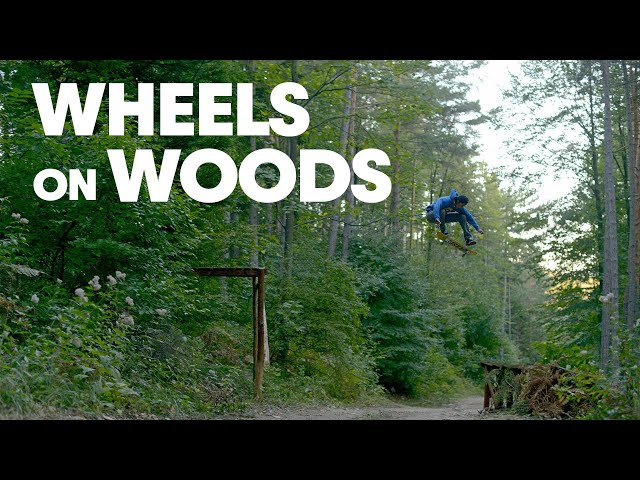Skating Through A Forest with Gustavo Ribeiro, Ryan Decenzo & Friends |  WHEELS ON WOODS