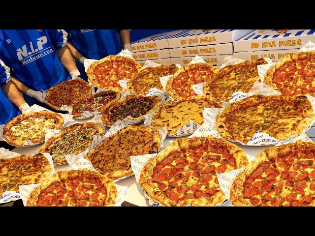 America Pizza in Korea! How to make Delicious Homemade Pizza - Korean Street Food / 동작맛집 피자 노아이디어피자