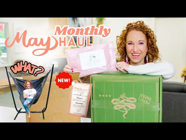May 2024 Monthly Haul | A Little Something for Everyone | Ecoslay - Crate Club - Amazon Finds