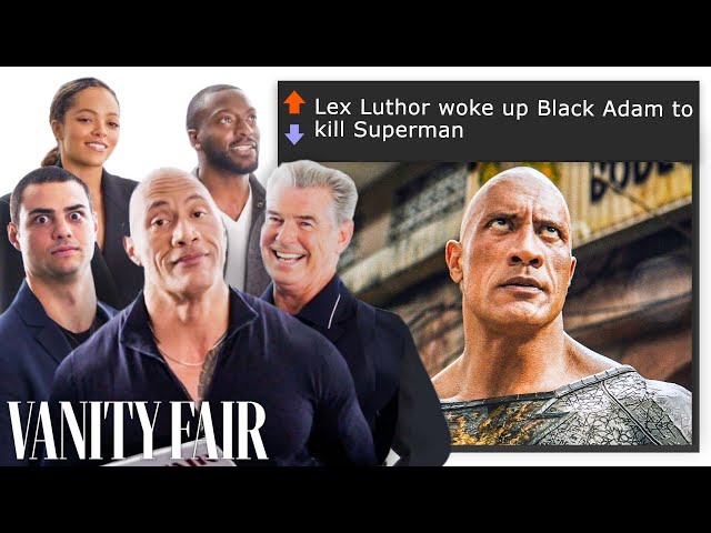 Dwayne Johnson & 'Black Adam' Cast Break Down Fan Theories | Vanity Fair