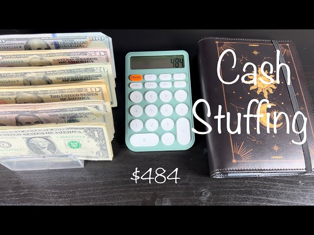 Cash Envelope Stuffing $484! Bi-Weekly Pay | Zero-Based Budget