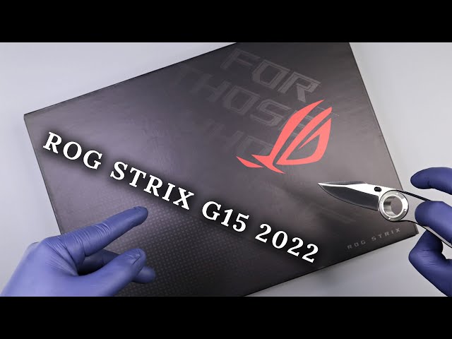 Asus ROG Strix G15 2022 Ryzen 7 Nvidia RTX 3050 Unboxing + Gameplay (FPS Test)