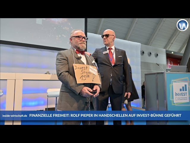 Rolf B. Pieper (TRI Concept): In Handschellen auf der Stuttgarter Invest-Messe