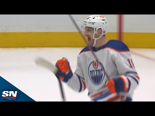 Oilers' Zach Hyman Opens Scoring In Round 2 With Power-Play Goal