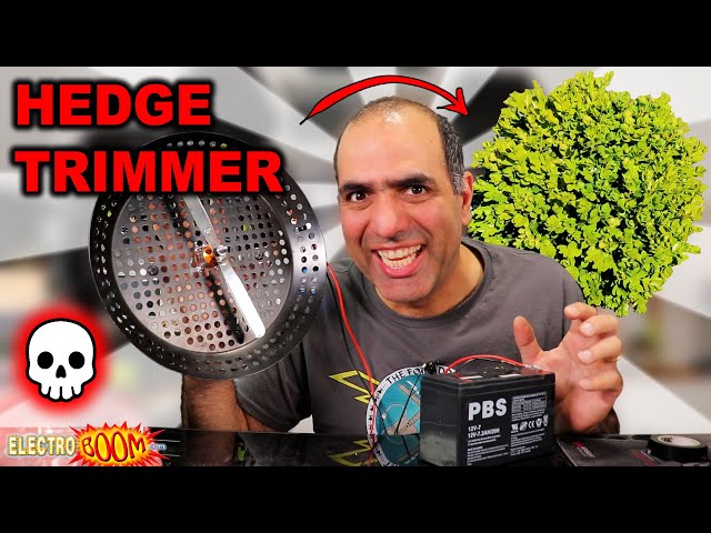 Making a Mini Hedge Trimmer (Don’t DIY 💀💀💀)