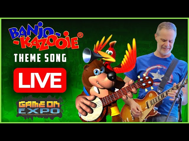 The Rock Rendition of the "Banjo Kazooie" Theme Song - LIVE Concert at GameOn Expo