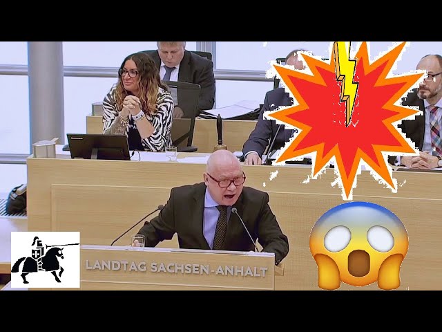 AUSRASTER im Landtag wegen CORRECTIV-Recherche - Oliver Kirchner (AfD)