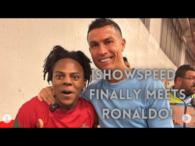 BREAKING : IShowSpeed Finally Meets Cristiano Ronaldo in Lisbon, Portugal!