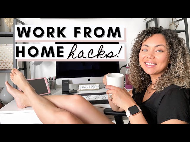 How To Work From Home and THRIVE! | Working From Home Tips 2021