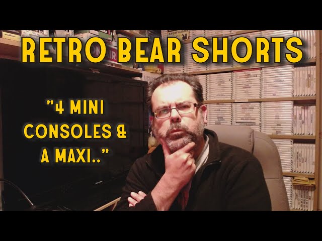 4 Mini Consoles & A Maxi : Retro Bear's Shorts #shorts