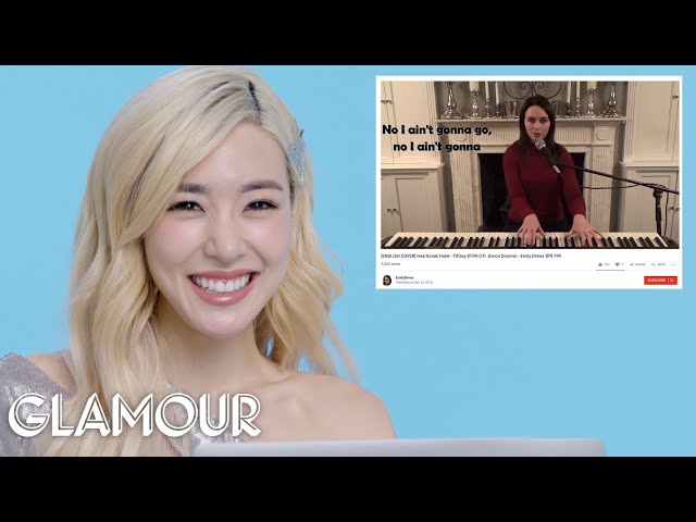 Tiffany Young Watches Fan Covers on YouTube | Glamour