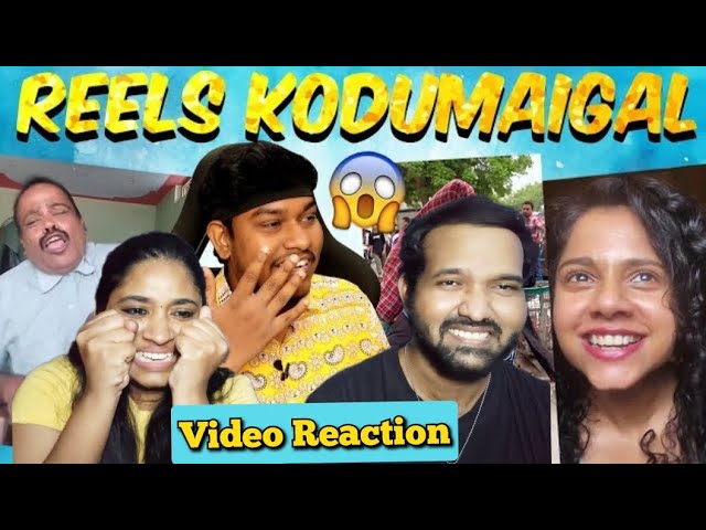 Reels Kodumaigal | Moj & Instagram Reels Troll Video Reaction😁😱🤣| Empty Hand | Tamil Couple Reaction