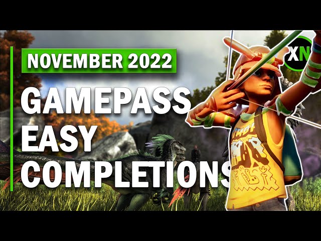Easy Game Pass Games for Achievements and Completions - November 2022