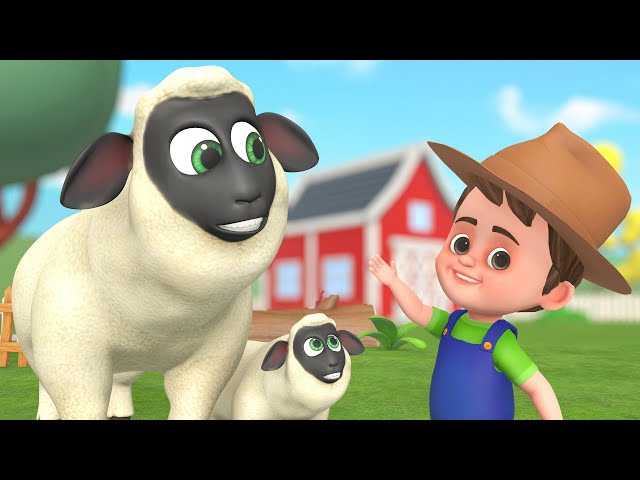 Baa Baa Black Sheep Animals Song + Old Macdonald Had A Farm Animals Song & Children Nursery Rhymes