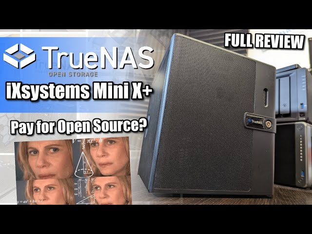 TrueNAS iXsystem Mini X+ NAS Drive Review - Open Source AND Corporate?