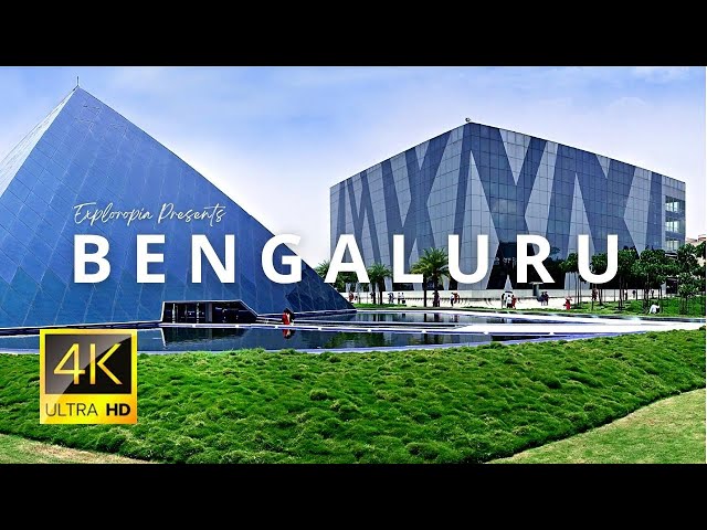 Bengaluru, (Bangalore), India 🇮🇳 in 4K 60FPS ULTRA HD HDR Drone Video (Silicon Valley of India)