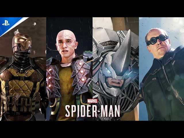 Marvel's Spider-Man - All Main Boss Fights Gameplay ► Spider-Man 2018