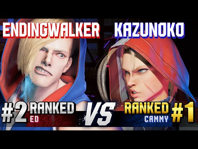 SF6 ▰ ENDINGWALKER (#2 Ranked Ed) vs KAZUNOKO (#1 Ranked Cammy) ▰ High Level Gameplay