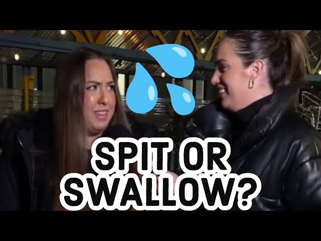 Do women spit or swallow?