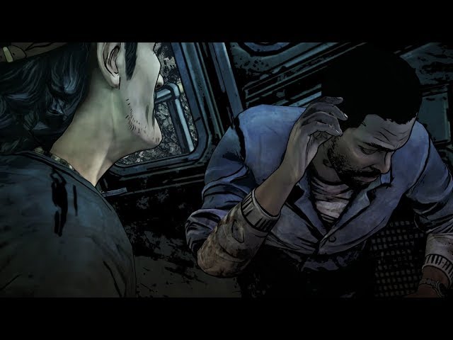 The Walking Dead The Definitive Series - Lee VS Kenny - Kenny BEATS UP Lee
