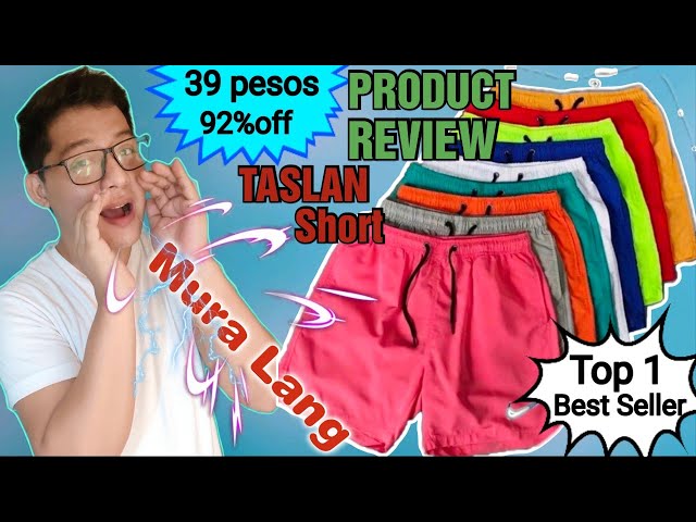 ✅ Product Review | TASLAN short top 1 Best seller in shopee 92% off 39php only