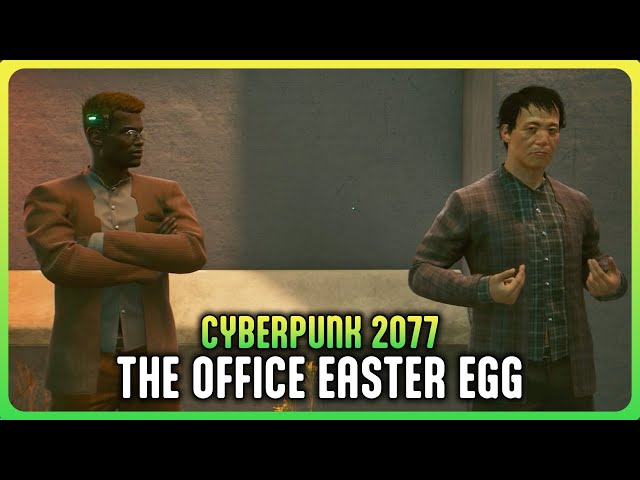 Cyberpunk 2077 - The Office Easter Egg (In Japan Heart Surgeon Number 1)