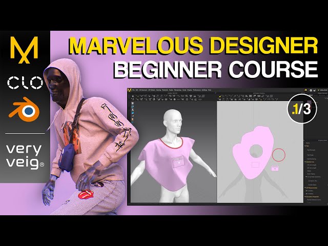 Marvelous Designer Beginner Course - Part 1 - The Basics