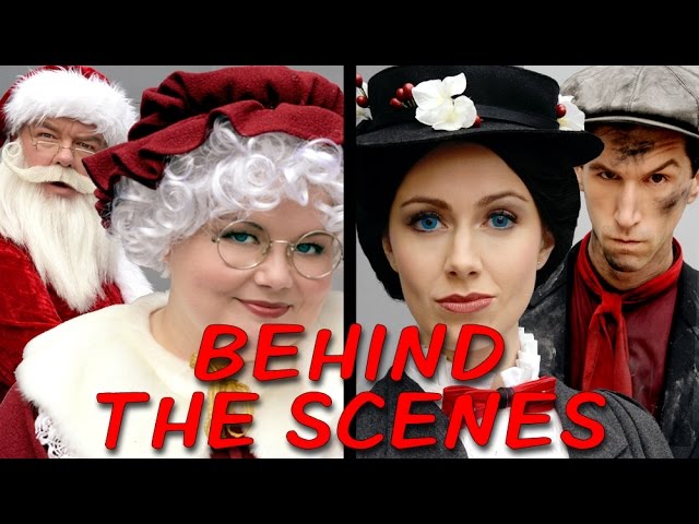 MRS CLAUS vs MARY POPPINS Behind the Scenes (Princess Rap Battle) *explicit*