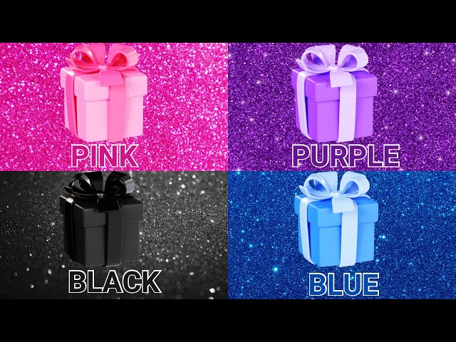 Choose Your Gift...! Pink, Purple, Black or Blue 💖💜🖤💙 How Lucky Are You? 😱