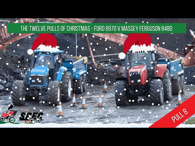 DRAGRI SPEC - THE TWELVE PULLS OF CHRISTMAS - MF 8480 vs Ford 8970