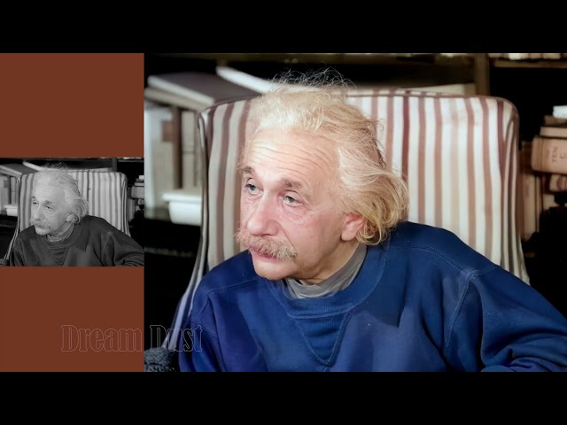 Albert Einstein said "I agree" , Color Video