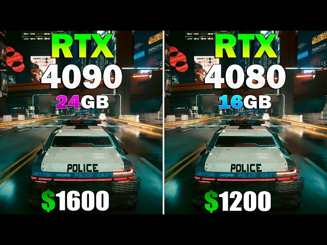 RTX 4090 vs. RTX 4080 : Test in 8 Games 4K