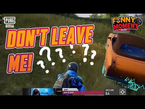 Don't leave me😭| Funny Moment | PUBGMOBILE