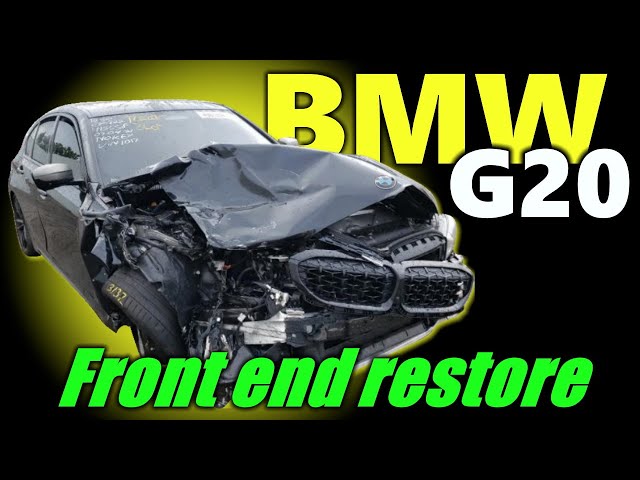 BMW G20. Front end restore. Ремонт переда.
