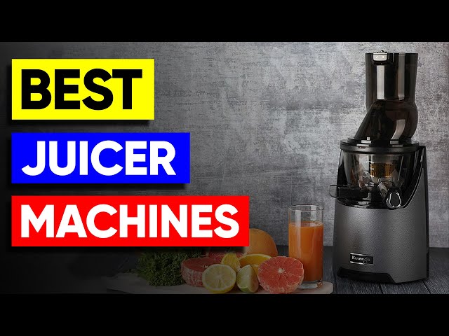 Top 3 Juicer Machines Picks in 2024