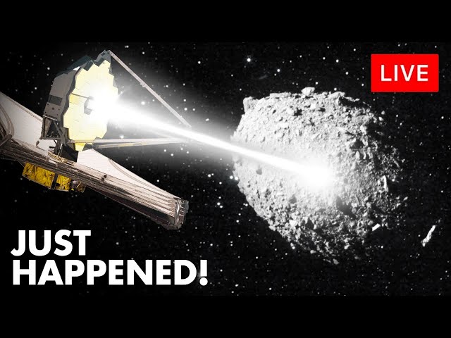 James Webb Finally Released Live Footage Of Dart Crash Into Asteroid..