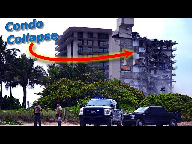 Miami Condo Collapse 4K Video From Street What News WON'T Show!