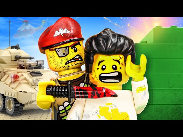 LEGO Minifigure Manhunt (Stop motion movie)