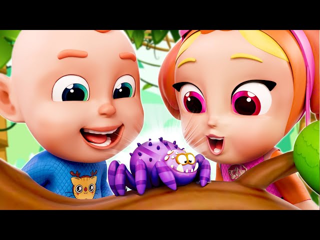 Itsy Bitsy Spider + Wheels On The Bus | Funny Songs & Nursery Rhymes | Rosoo Baby