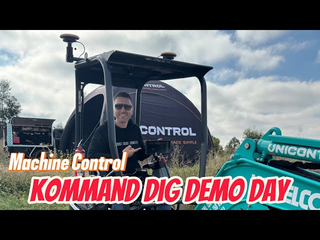 Unicontrol 3D GPS machine control system from Kommand