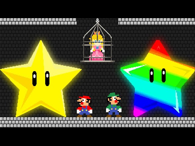 Mario and Luigi CO-OP save the Princess in New Super Mario Bros. Wii!