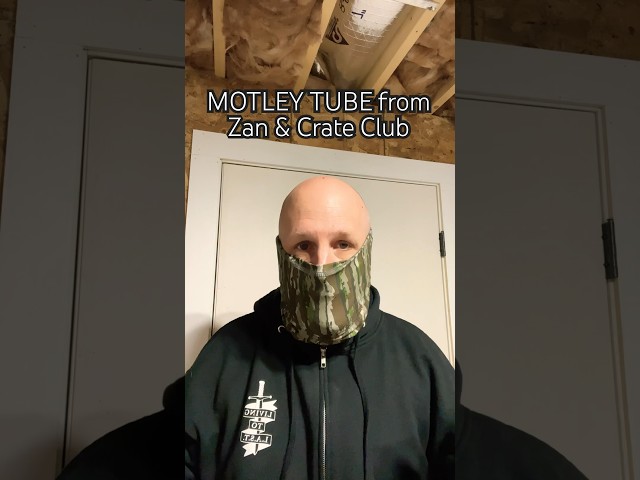Motley Tube from Zan Headgear & Crate Club #facemask #survival #survivalgear #everydaycarry
