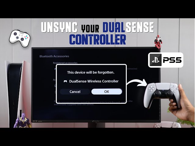 How to Disconnect DualSense Controller From PS5! [Unpair/Unsync]