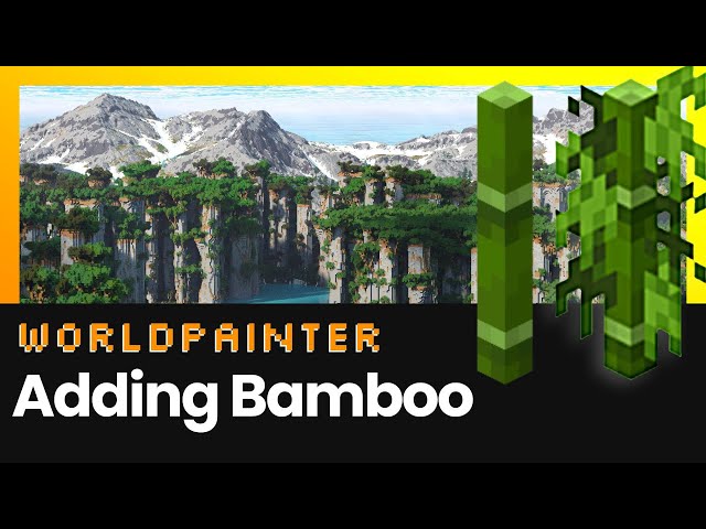 How To Add Bamboo to WorldPainter  - Minecraft