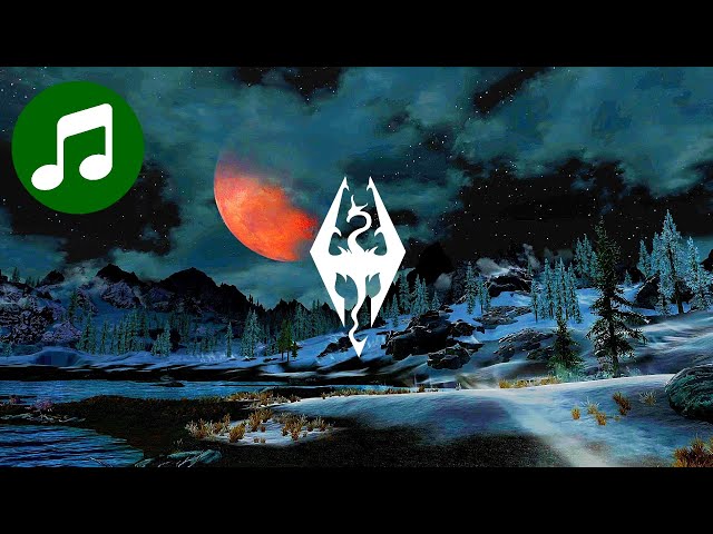 Relaxing SKYRIM Music 🎵 Ambient Chill Mix