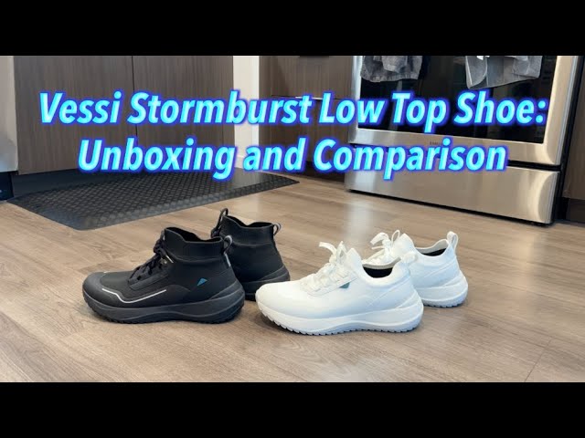 Vessi Stormburst Low vs High Top Shoe: Unboxing and Comparison