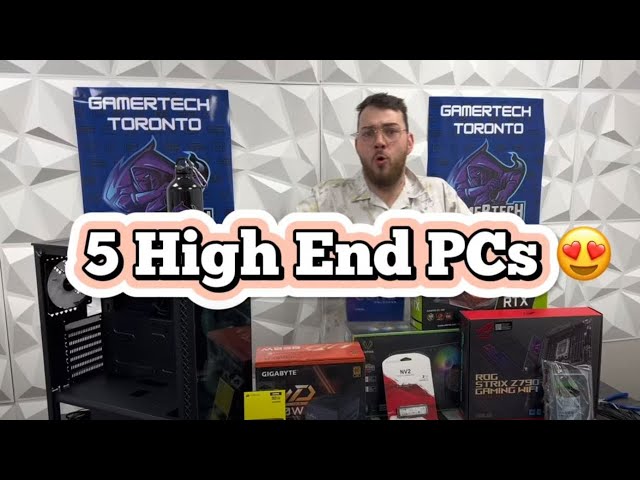 5 High End Work PC’s!
