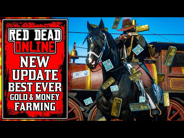 Rockstar's NEW Red Dead Online Update UPDATE Has The BEST GOLD & Money Farming Methods EVER.. (RDR2)